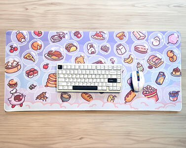 Keyboard + Mouse for scale