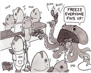 Fish Stick-up!