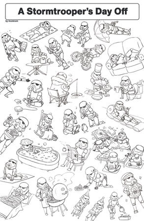 A Stormtrooper's Day Off